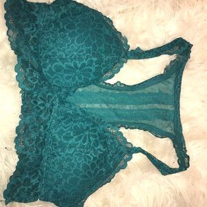 emerald aerie bralette